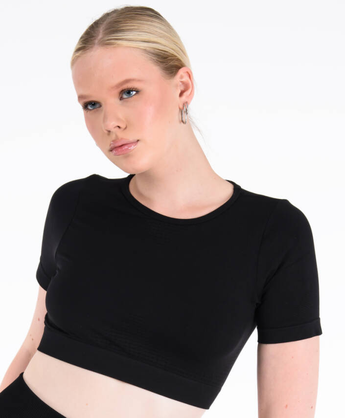 Core Sporcu Seamless Bralet - Siyah - 3