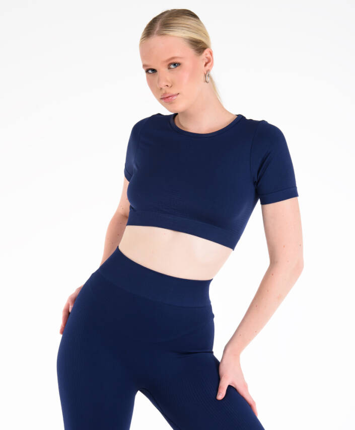 Core Sporcu Seamless Bralet - Lacivert - 2