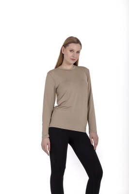 Mikro Patch SW-shirt UV korumalı - Bej - 4