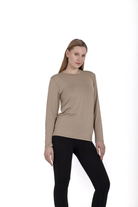 Mikro Patch SW-shirt UV korumalı - Bej - 4