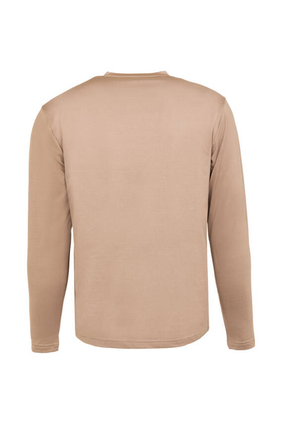 Mikro Patch SW-shirt UV korumalı - Bej - 7