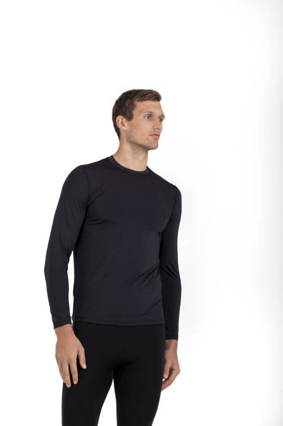 Mikro Patch SW-shirt UV korumalı - Siyah - 2