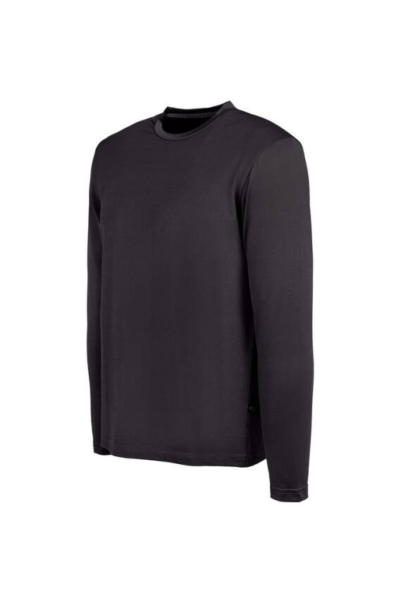 Mikro Patch SW-shirt UV korumalı - Siyah - 6