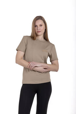 Mikro Patch T-shirt UV korumalı - Bej - 5