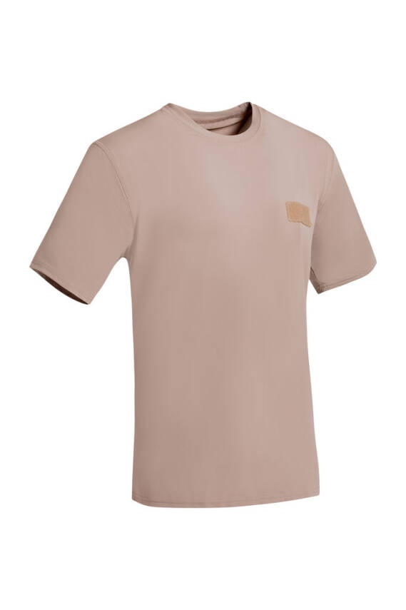 Mikro Patch T-shirt UV korumalı - Bej - 8
