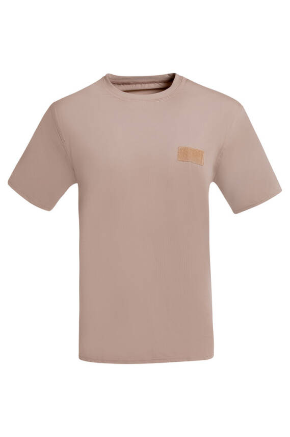 Mikro Patch T-shirt UV korumalı - Bej - 7