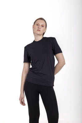 Mikro Patch T-shirt UV korumalı - Siyah - 4