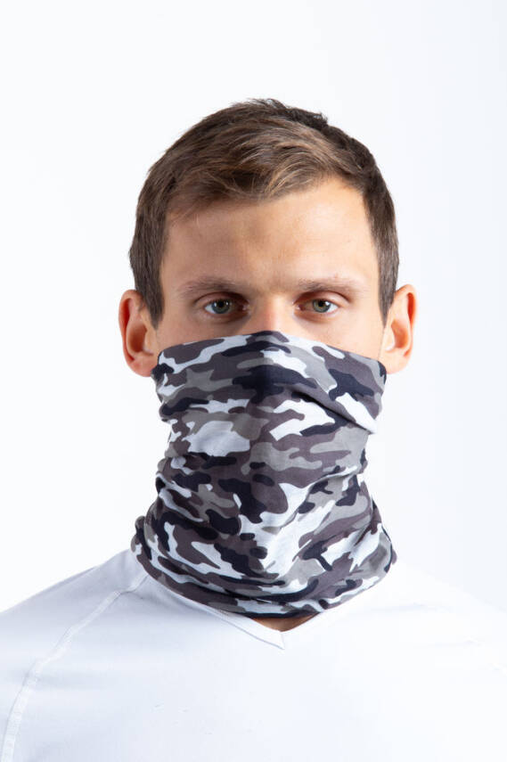 Oil Company Military Buff - Gri Kamuflaj - 2