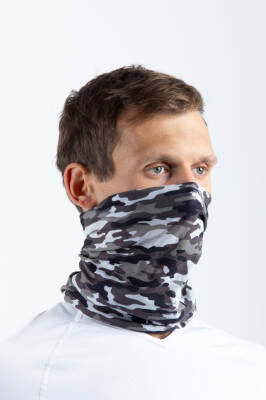 Oil Company Military Buff - Gri Kamuflaj