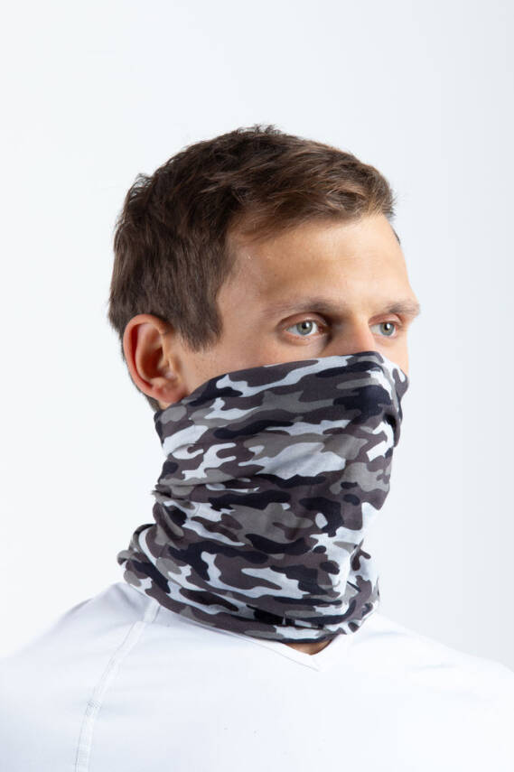 Oil Company Military Buff - Gri Kamuflaj - 1