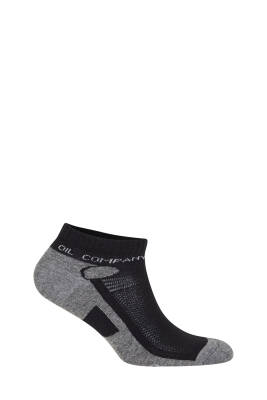 Naturel Patik Çorap - Siyah/Gri - 3