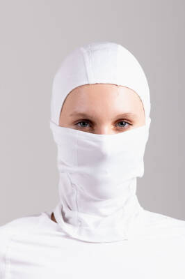 Termal Seamless Kar Maskesi - Beyaz - 3