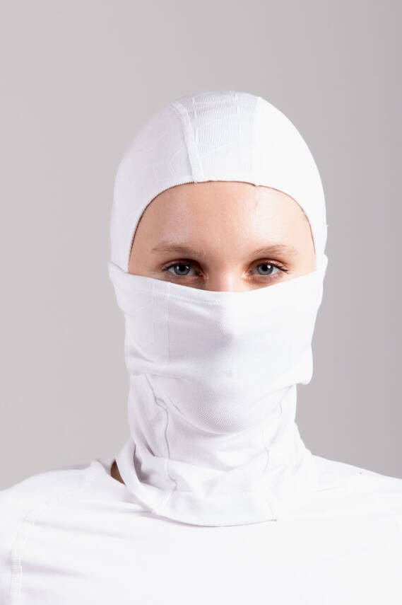 Termal Seamless Kar Maskesi - Beyaz - 3