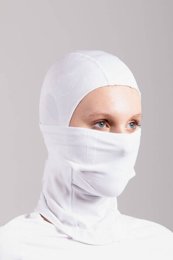 Termal Seamless Kar Maskesi - Beyaz - 4