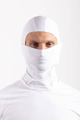 Termal Seamless Kar Maskesi - Beyaz (1)