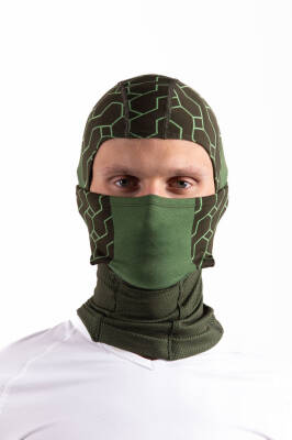 Termal Seamless Kar Maskesi - Haki (1)