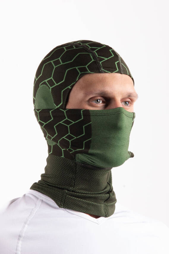 Termal Seamless Kar Maskesi - Haki - 1