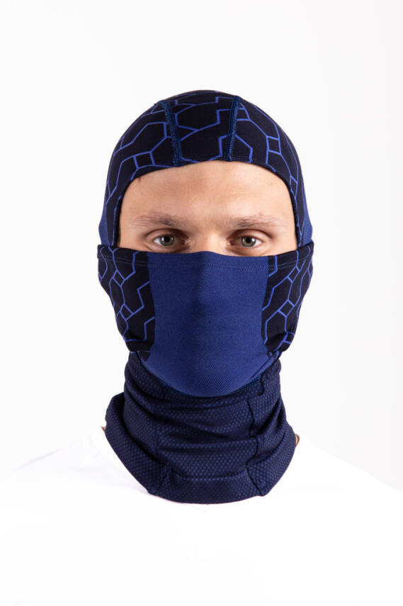 Termal Seamless Kar Maskesi - Lacivert - 2