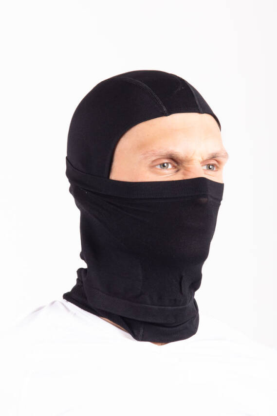 Termal Seamless Kar Maskesi PRO - Siyah - 1