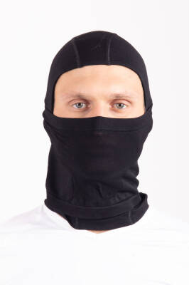 Termal Seamless Kar Maskesi PRO - Siyah (1)