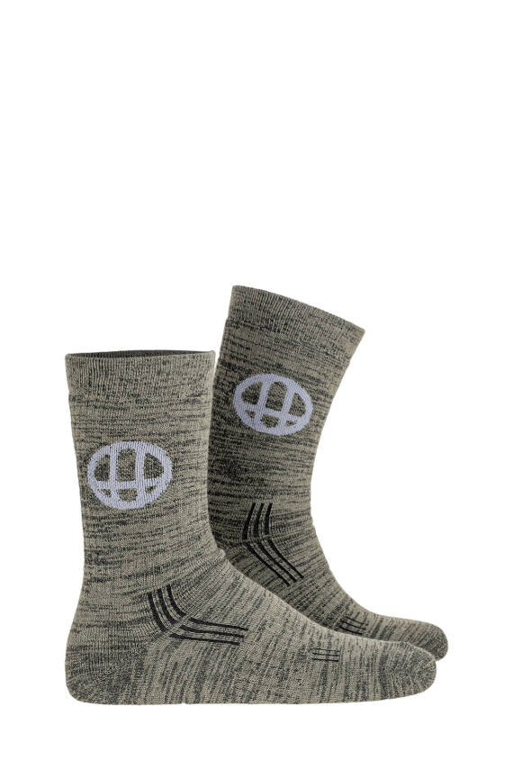 Termal Yün Çorab BUU - Haki - 1