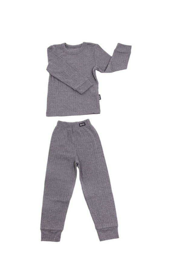 Termal Çocuk İçlik Soft Set I. Seviye - Antrasit - 1