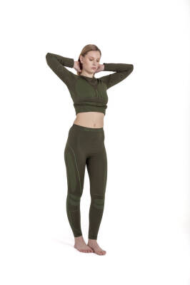 Termal İçlik Alt Seamless III. Seviye - Haki - 3