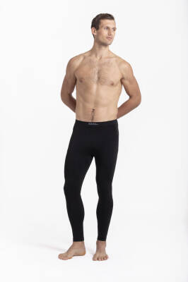 Termal İçlik Alt Tayt Seamless Polipropilen - Siyah