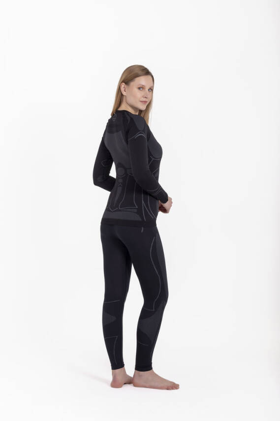 Termal İçlik Üst Seamless III. Seviye - Siyah - 4