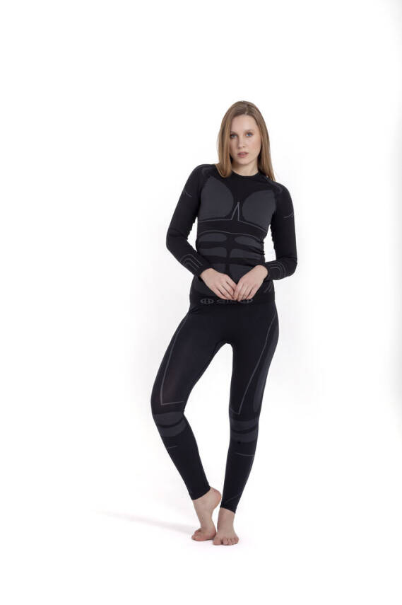 Termal İçlik Üst Seamless III. Seviye - Siyah - 6