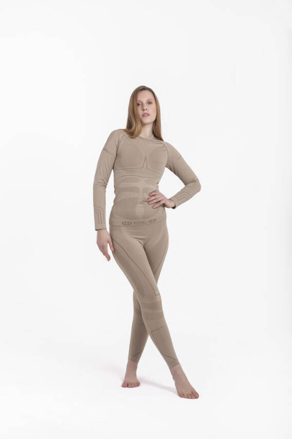 Termal İçlik Üst Seamless III. Seviye - Bej - 7