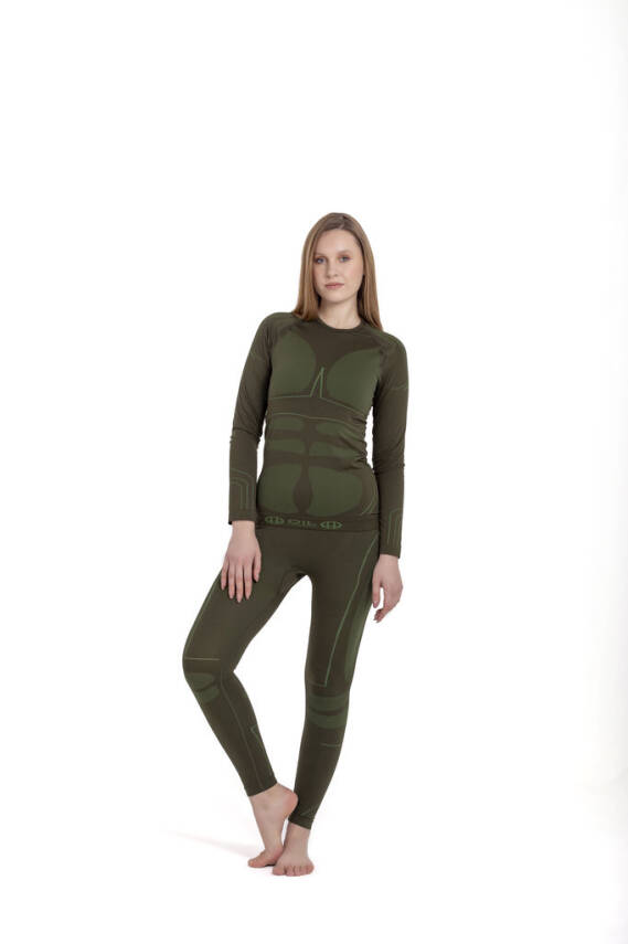 Termal İçlik Üst Seamless III. Seviye - Haki - 2