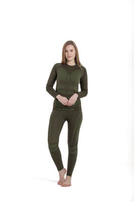 Termal İçlik Üst Seamless III. Seviye - Haki - 4