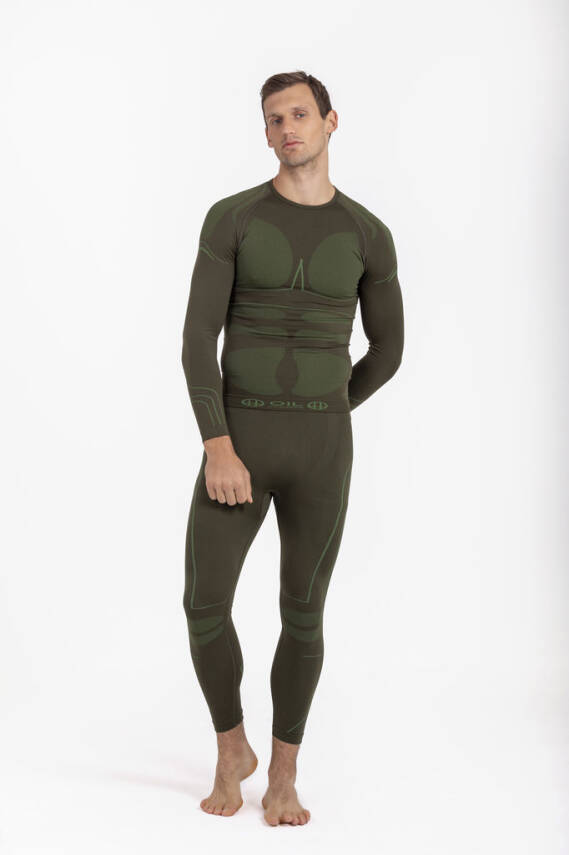 Termal İçlik Üst Seamless III. Seviye - Haki - 1