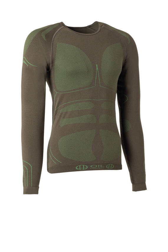 Termal İçlik Üst Seamless III. Seviye - Haki - 12